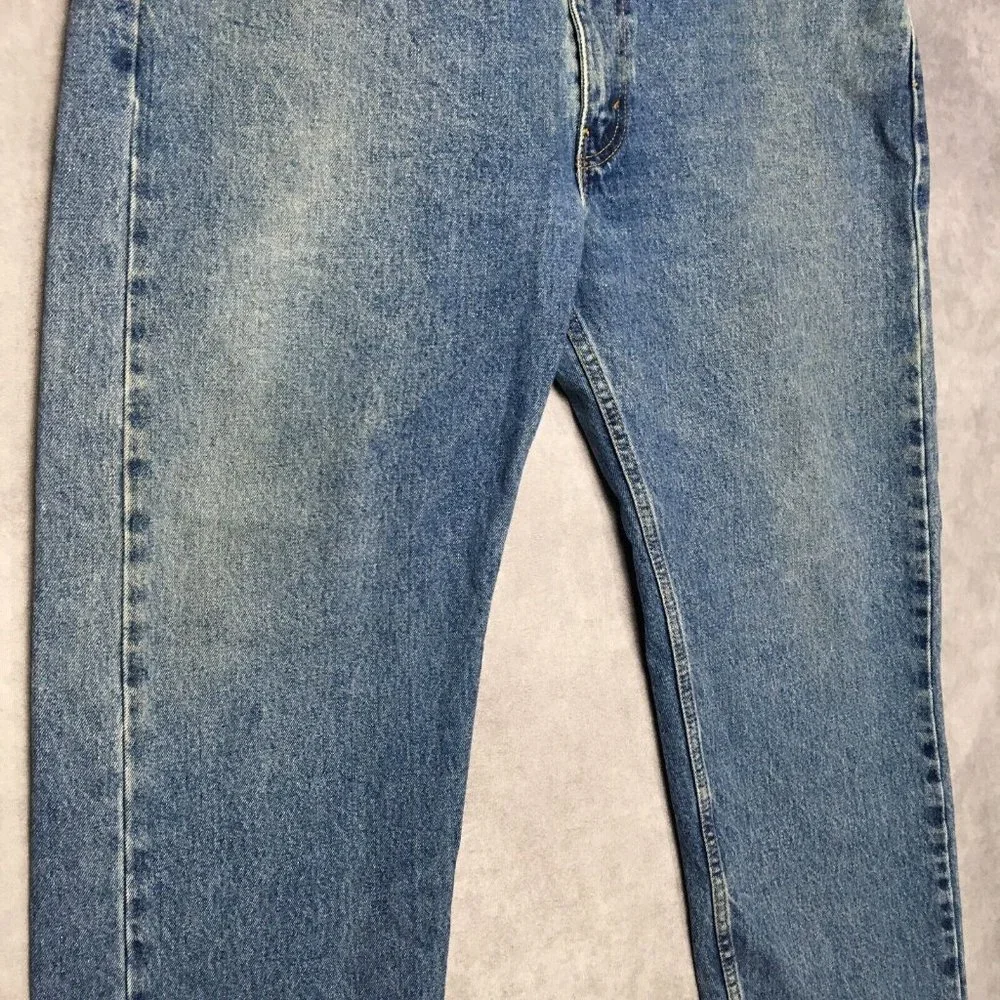 Levis‎ Mens 505 Regular Fit Blue Jeans size 40x29 Cotton Denim Pants Zipper Fly